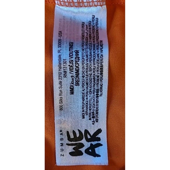 Zumba Active Wear Lot Of 4 Women's Size Medium Tops Workout Athletic Dance Tanks - Picture 12 of 13